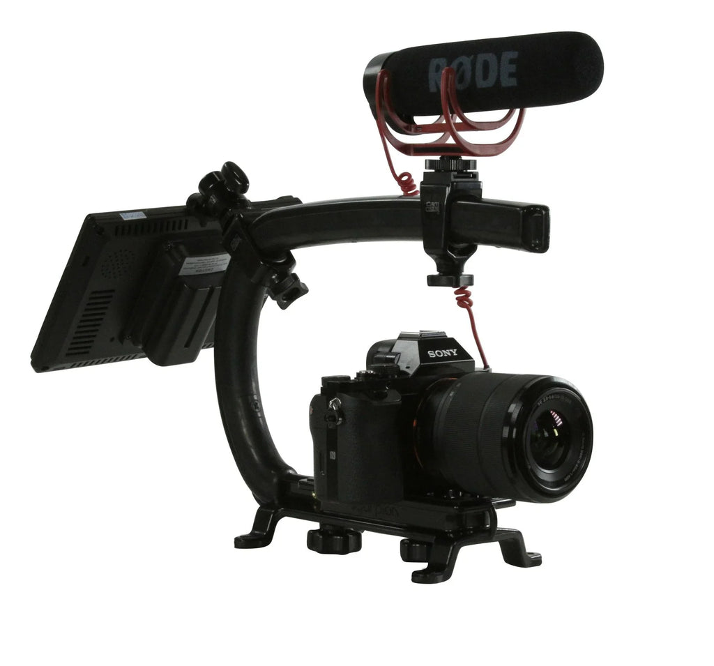 Cam Caddie Scorpion MAX Edition Universal Stabilzing Camera Handle - Includes 2 Accessory Shoes