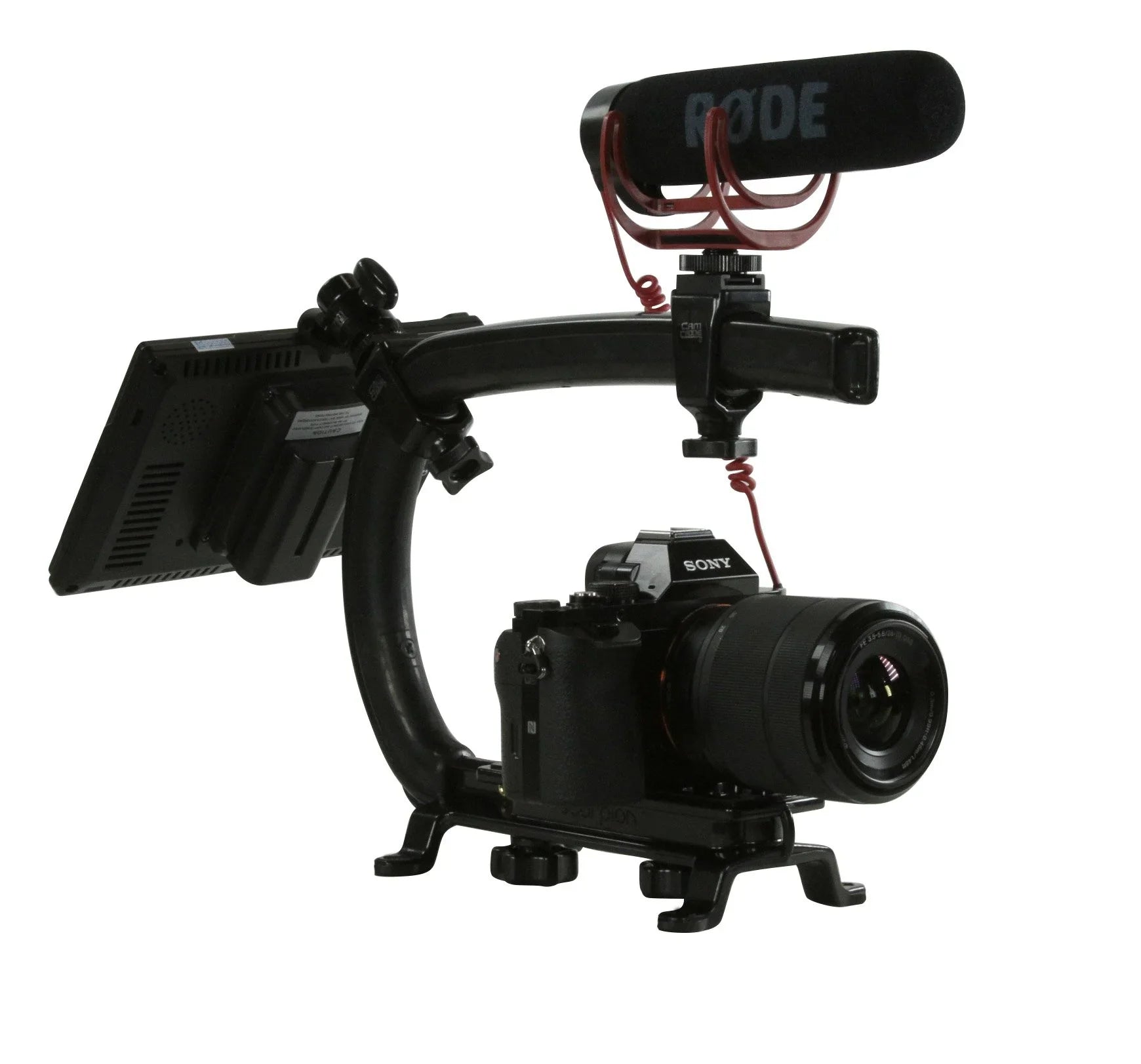 Cam Caddie Scorpion MAX Edition Universal Stabilzing Camera Handle - Includes 2 Accessory Shoes