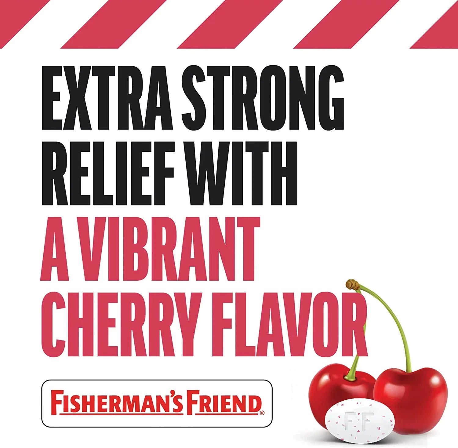 6 Pack Fisherman's Friend Cough Suppressant Lozenges Cherry 40 Count Each