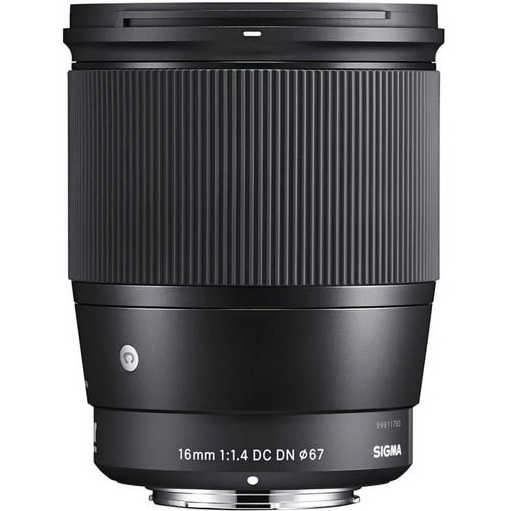 Sigma Contemporary - Lens - 16 mm - f/1.4 DC DN - Sony E-mount - for Sony Cinema Line; a VLOGCAM; a1; a6700; a7 IV; a7C; a7C II; a7CR; a7R V; a7s III; a9 III