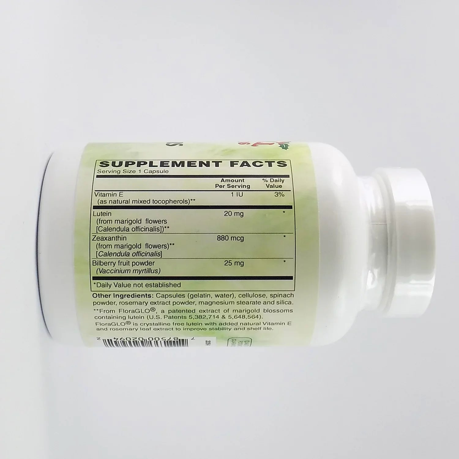 Holly Hill Health Foods, Lutein Plus For Vision Support With FloraGLO, 120 Capsules