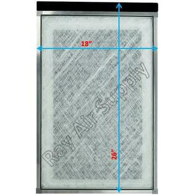 RayAir Supply 18x26 Dynamic Air Cleaner Replacement Filter Pads 18x26 Refills (3 Pack)