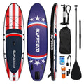 SUPZOOM Big Star Inflatable 10'6×32"×6" SUP for All Skill Levels Everything Included with Stand Up Paddle Board, Paddle, Hand Pump, ISUP Travel Backpack, Leash, Waterproof Bag, Repair Kit